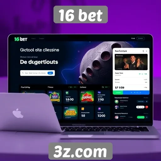 Experiência do usuário no site 16 bet